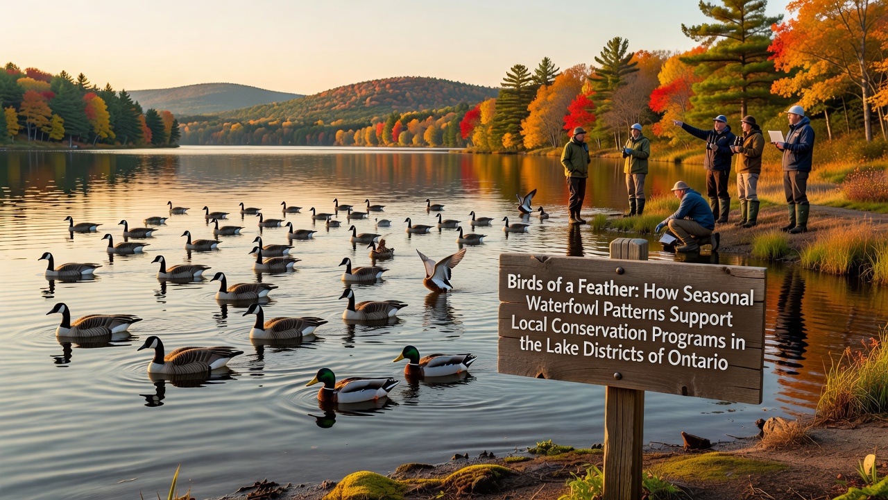 Birds of a Feather: How Seasonal Waterfowl Patterns Support Local Conservation Programs in the Lake Districts of Ontario