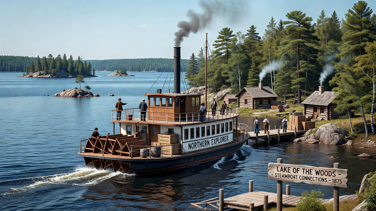 The Role of Steamboats in Connecting Isolated Settlements Along Lake of the Woods in the 19th Century